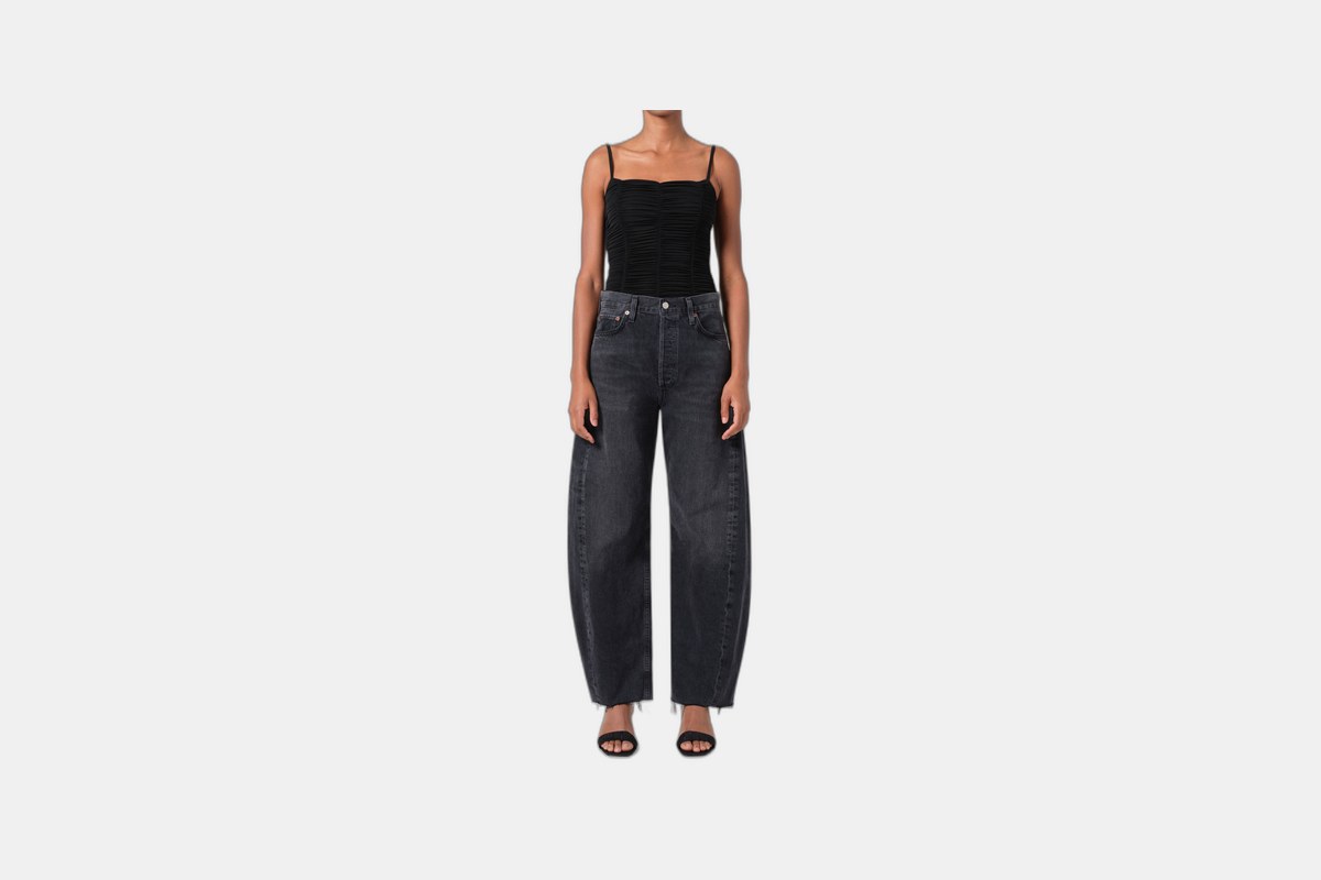 Agolde Luna High-Rise Barrel-Leg Jeans