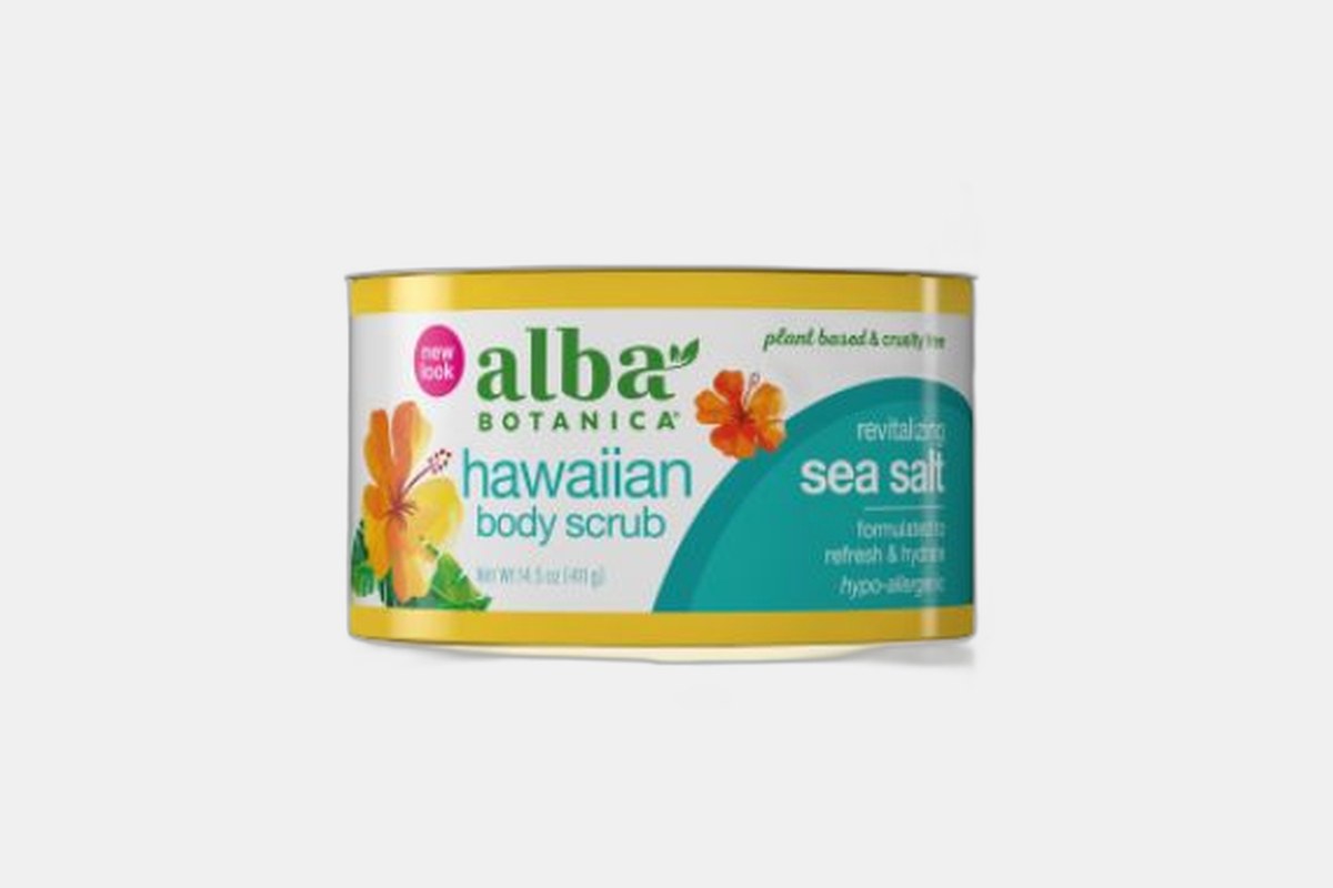 Alba Botanica Hawaiian Body Scrub Revitalizing Sea Salt