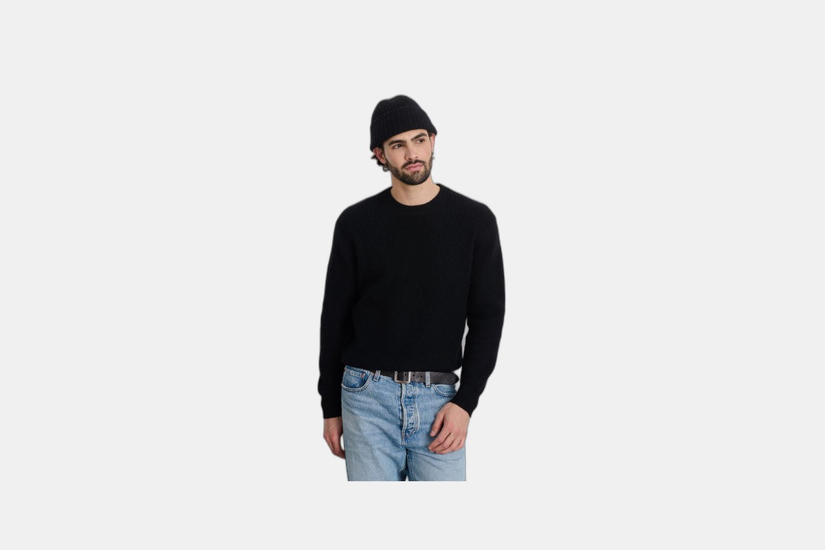 Alex Mill Jordan Sweater in Washed Cashmere