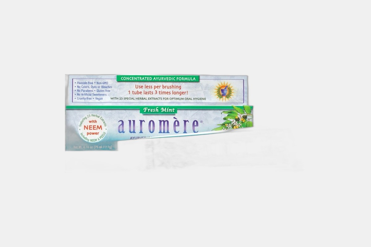 Auromere Ayurvedic Herbal Toothpaste Fresh Mint