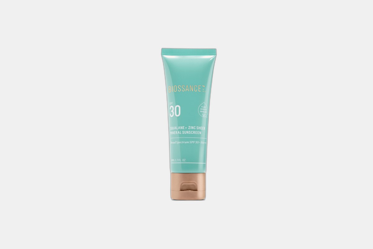 Biossance Squalane + Zinc Sheer Mineral Sunscreen SPF 30