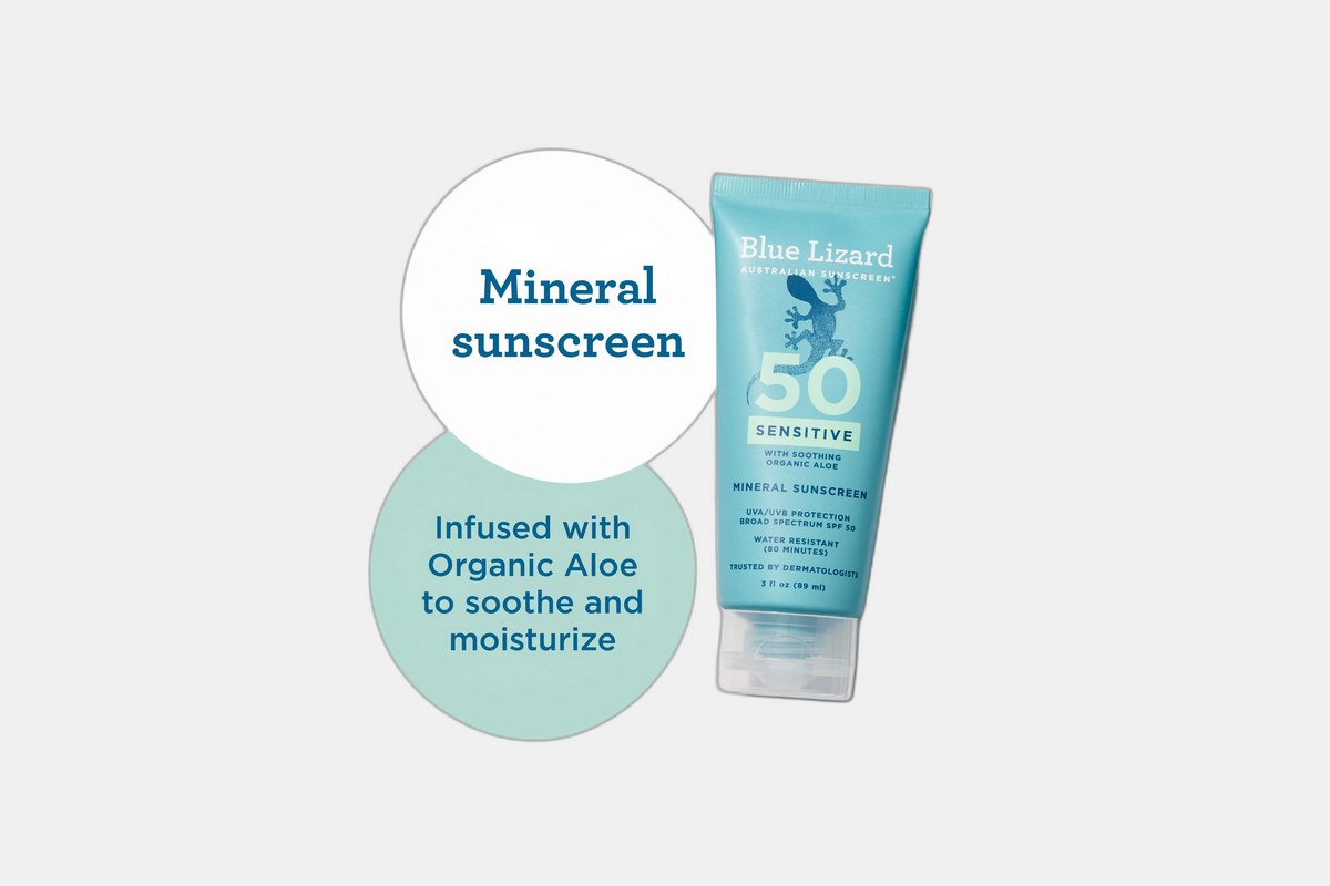 Blue Lizard Sensitive Mineral Sunscreen SPF 50+