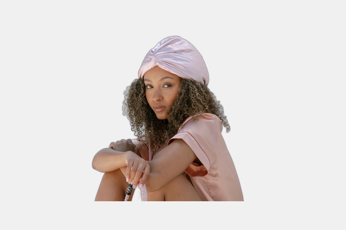 Clementine Sleepwear Organic Silk Hair Bonnet