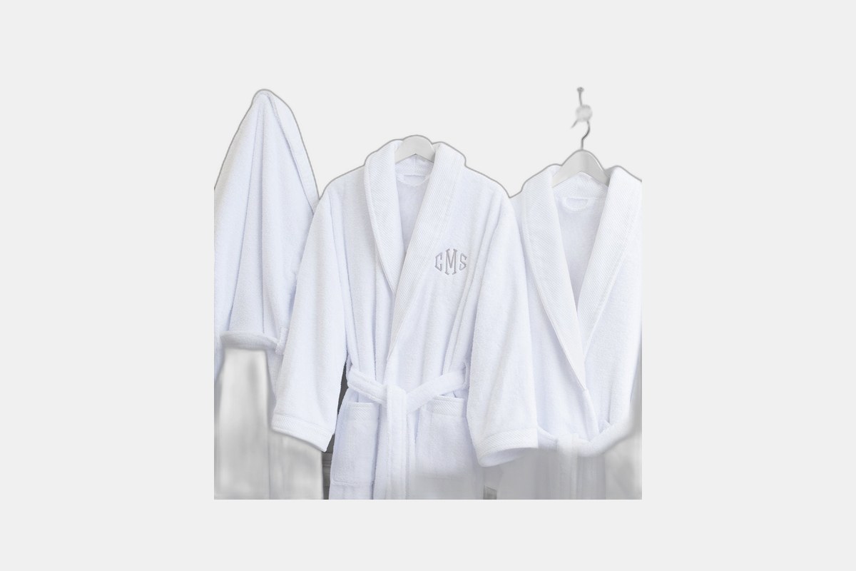 Crane & Canopy Plush Cotton Bathrobe