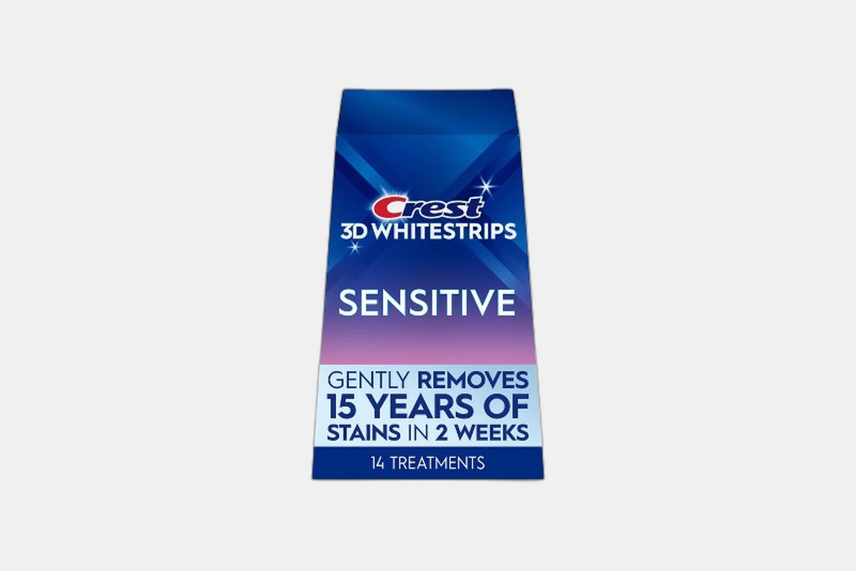 Crest 3D Whitestrips Sensitive White
