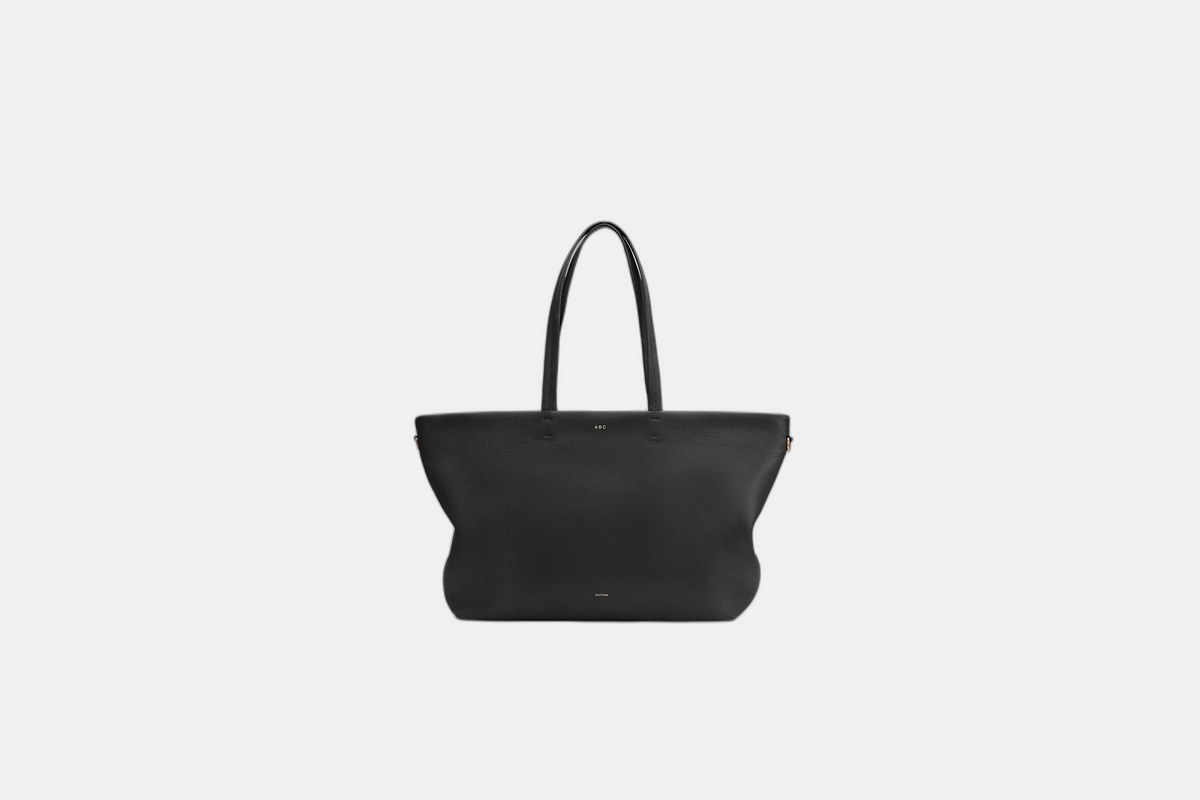 Cuyana Classic Leather Zipper Tote