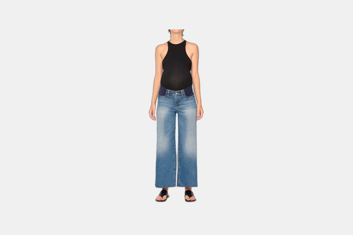 DL1961 Hepburn Wide Leg Maternity Jeans