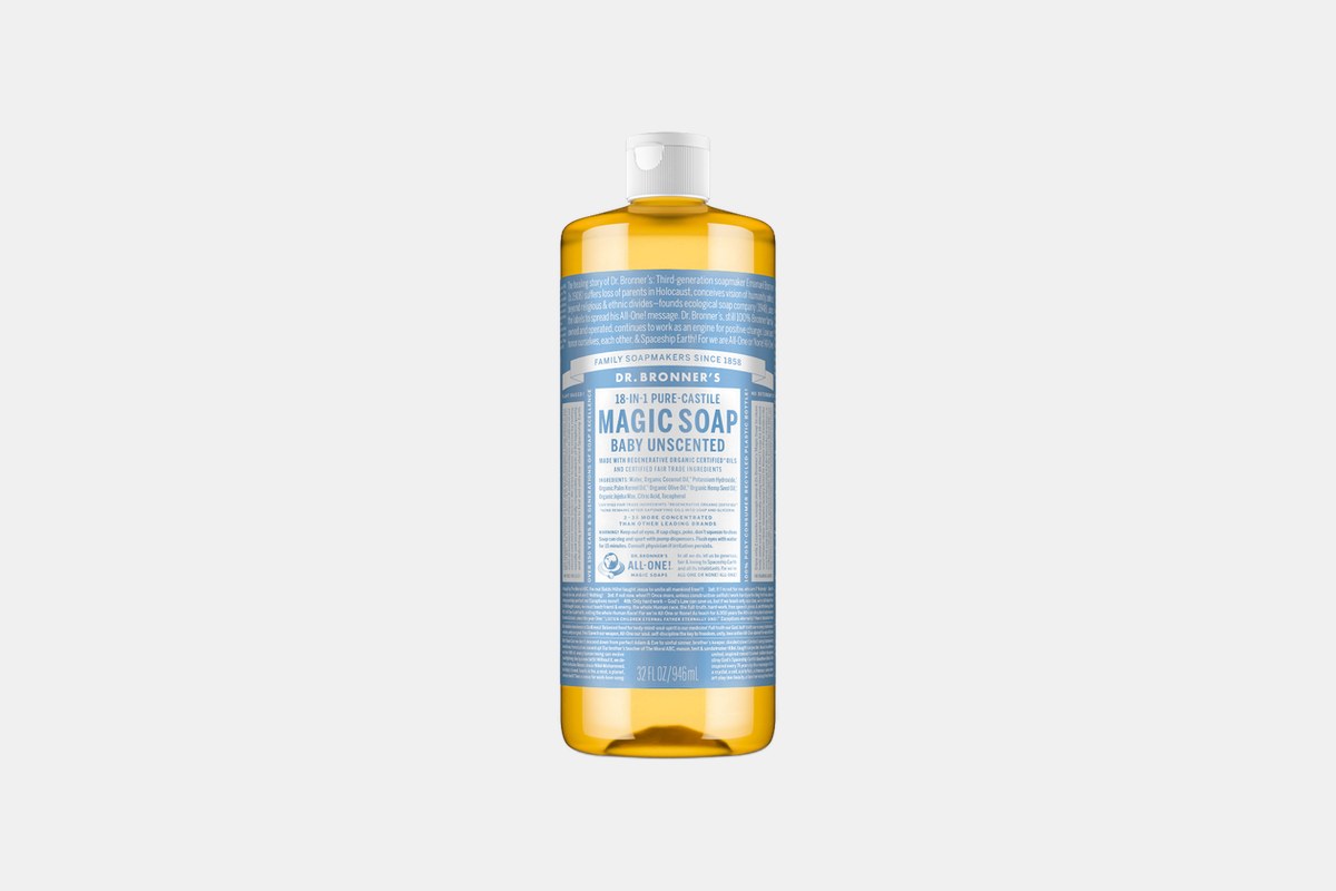 Dr. Bronner's Baby Unscented Pure-Castile Liquid Soap