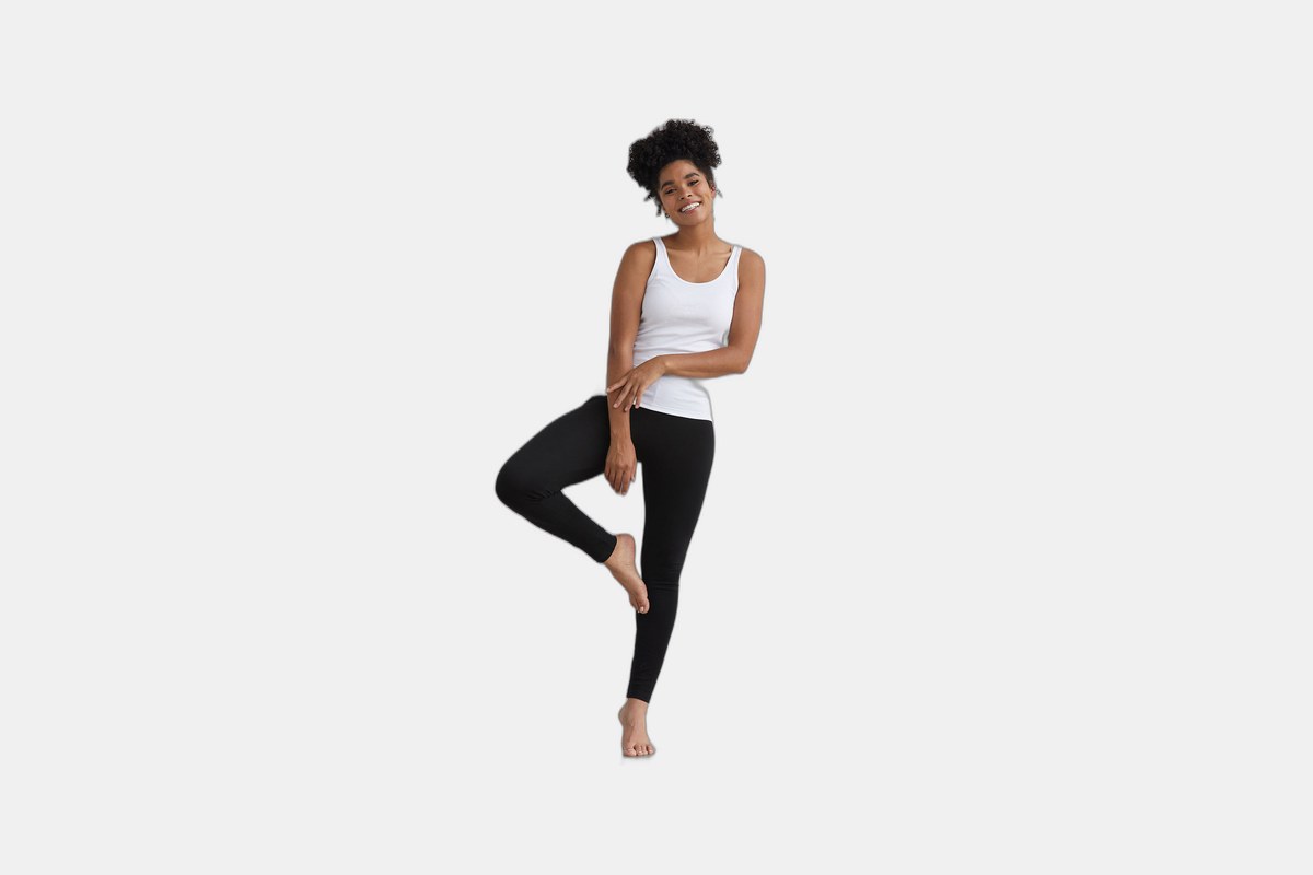 Fair Indigo 100% Organic Pima Cotton Leggings