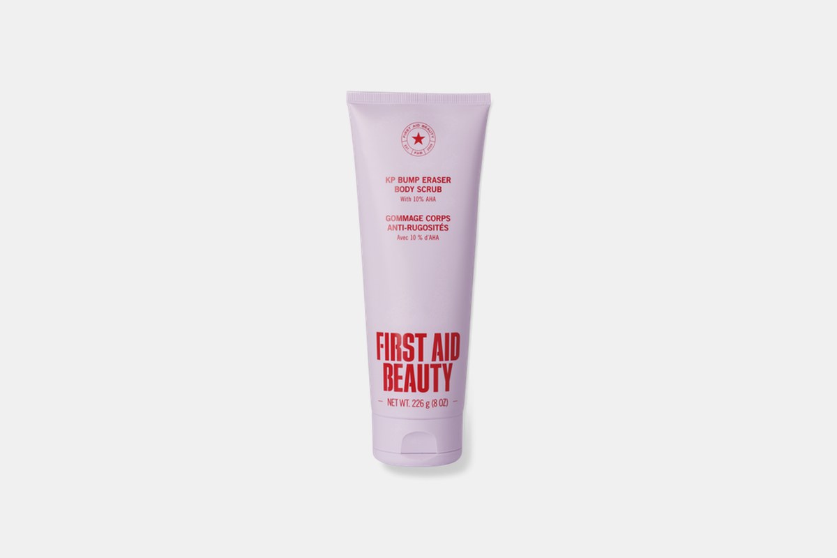 First Aid Beauty KP Bump Eraser Body Scrub with 10% AHA