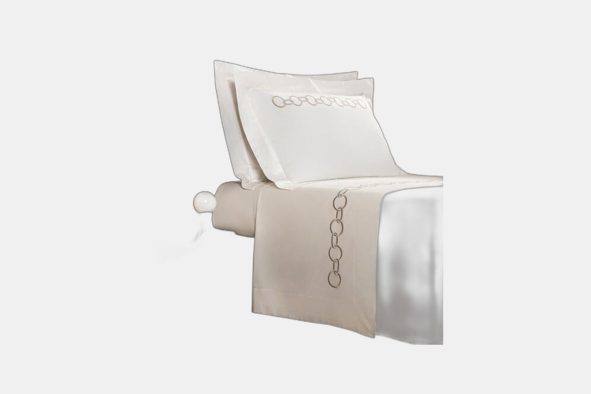 Frette Links Embroidered Sheet Set