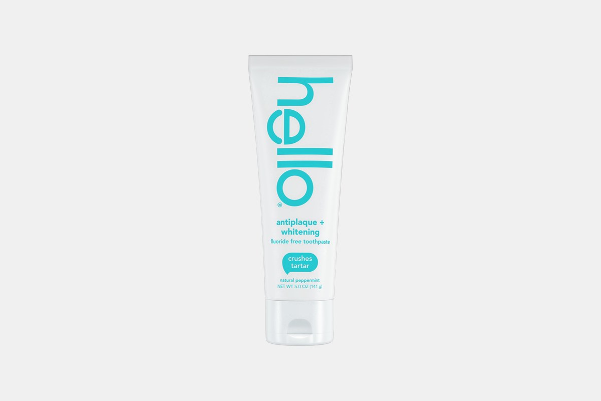 Hello Antiplaque + Whitening Fluoride-Free Toothpaste