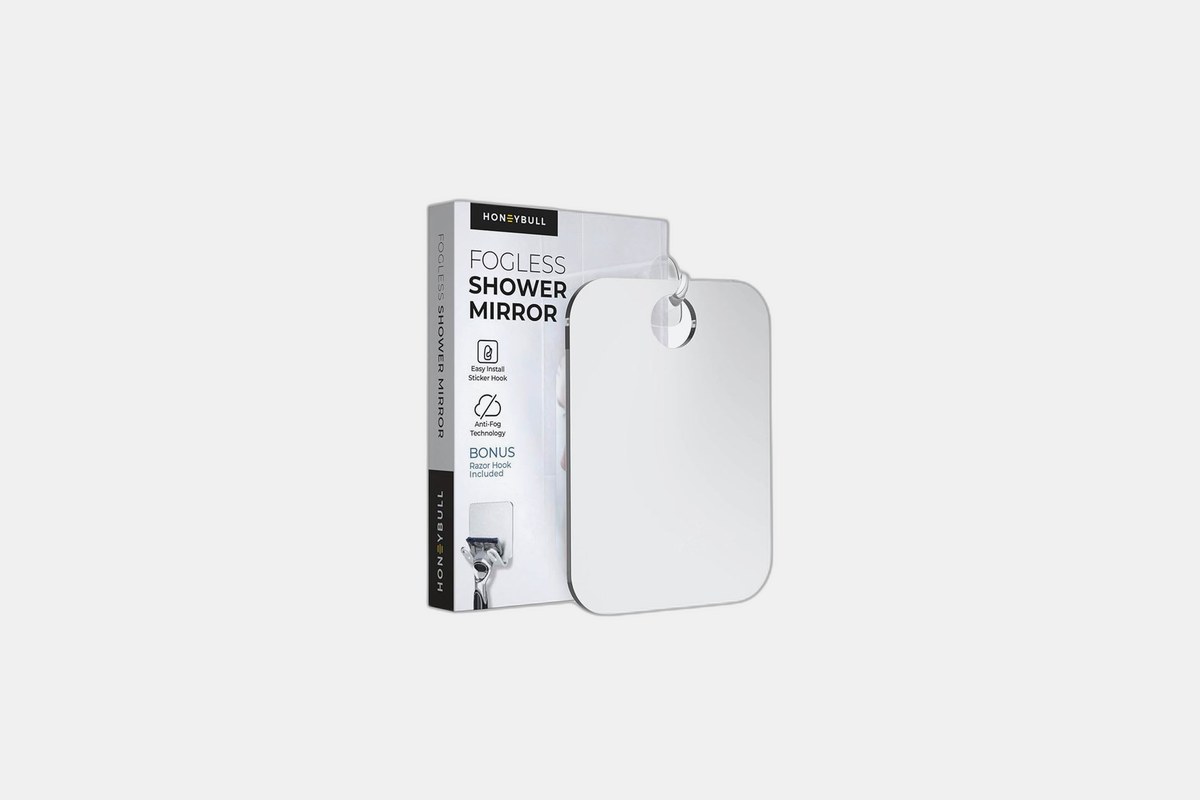 HoneyBull Fogless Shower Mirror