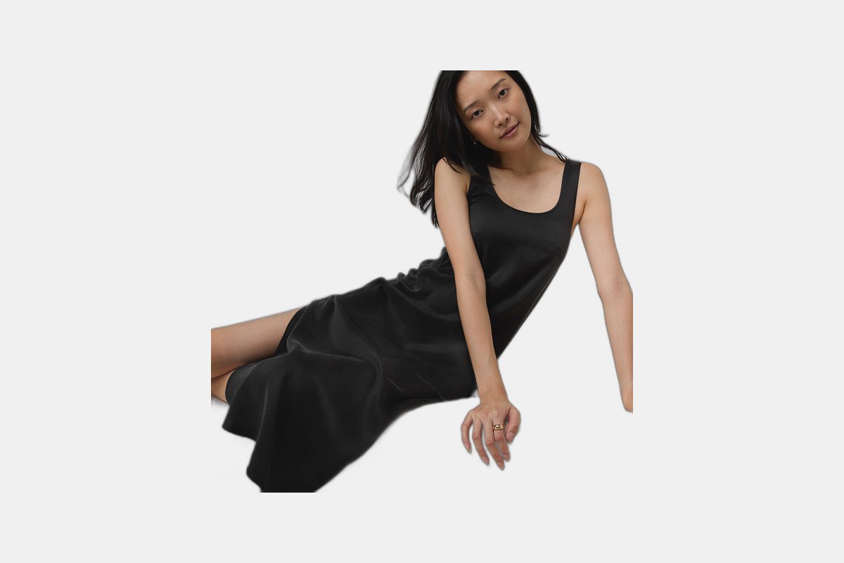 Lunya Washable Silk Tulip Dress