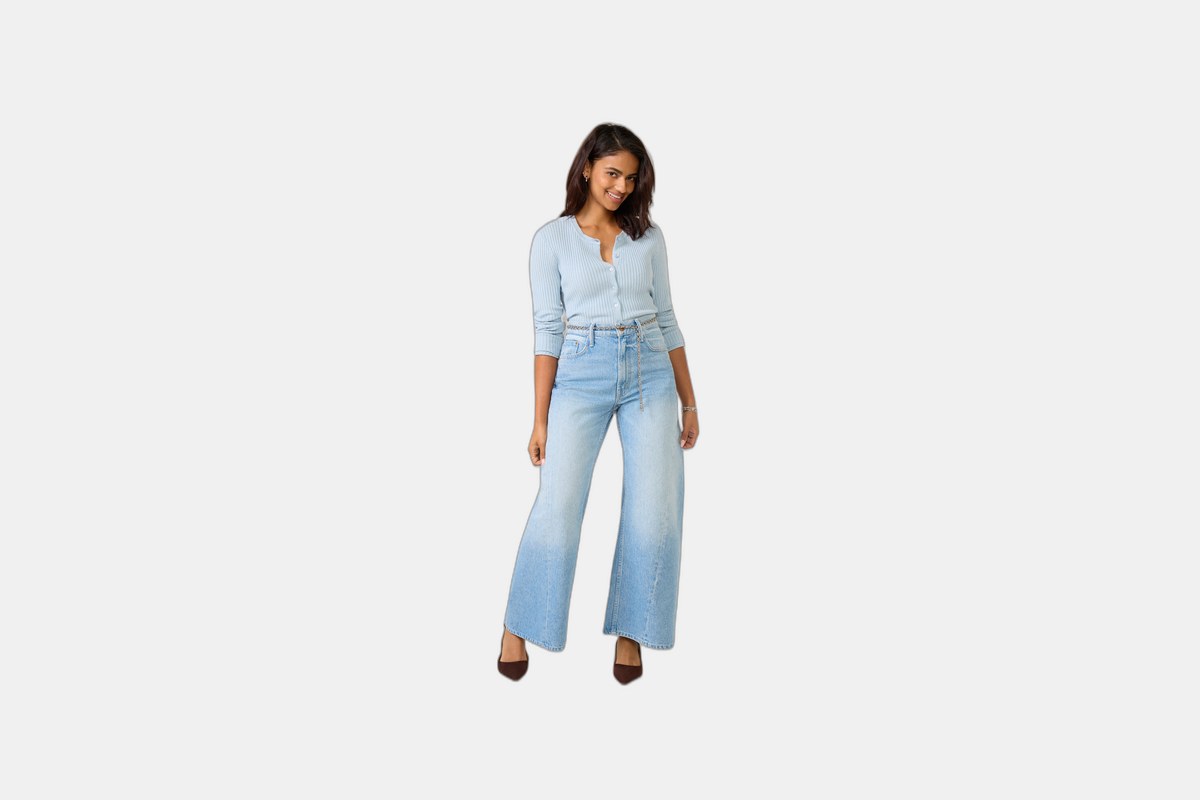 Mother Denim Lemon Twist Petite Jeans