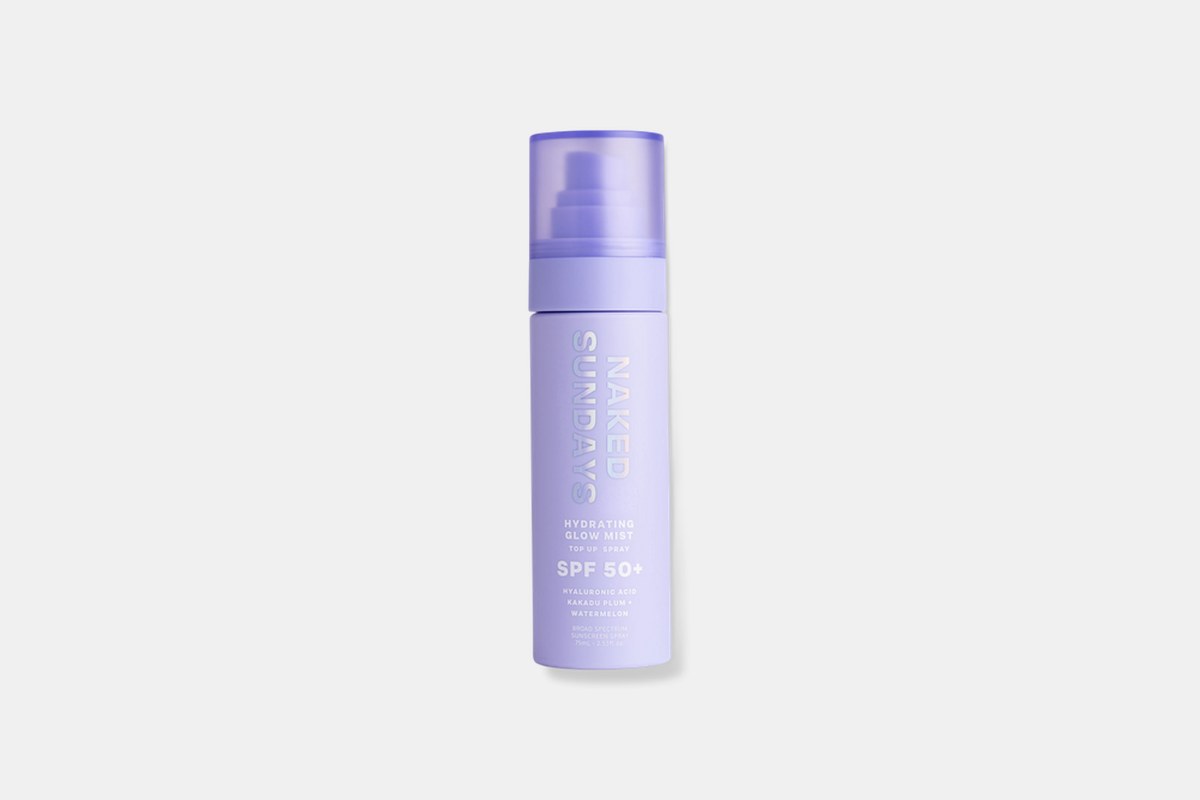 Naked Sundays Hydrating Glow Mist Top Up Spray SPF 50+