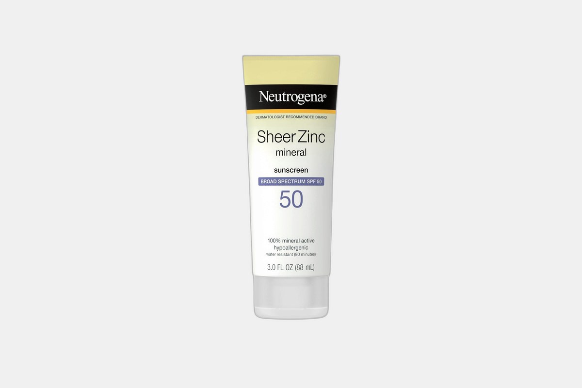 Neutrogena Sheer Zinc Face Sunscreen SPF 50