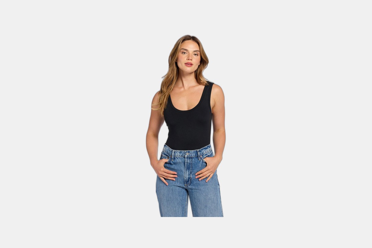 Nuuds Seamless Scoop Tank Bodysuit