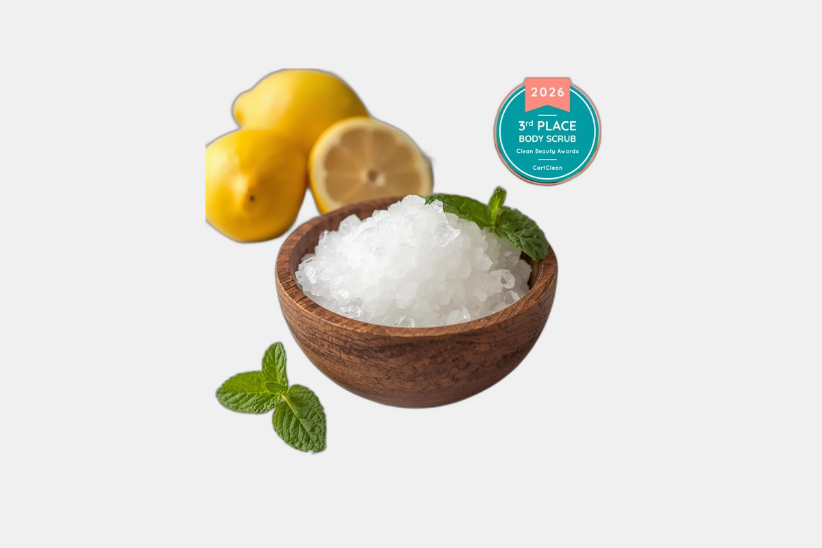 PJ's Soaps and Bombs Lemongrass and Mint Sugar Scrub