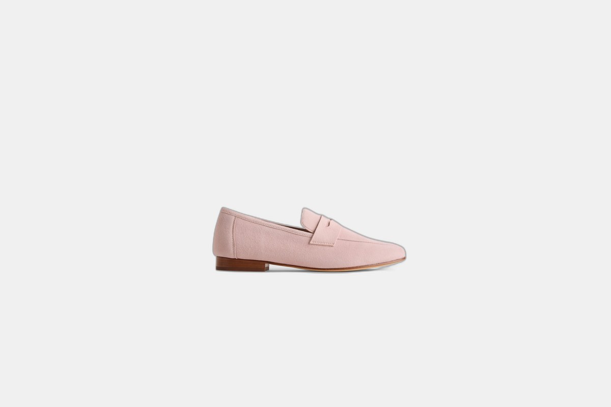 Quince Italian Suede Penny Loafer