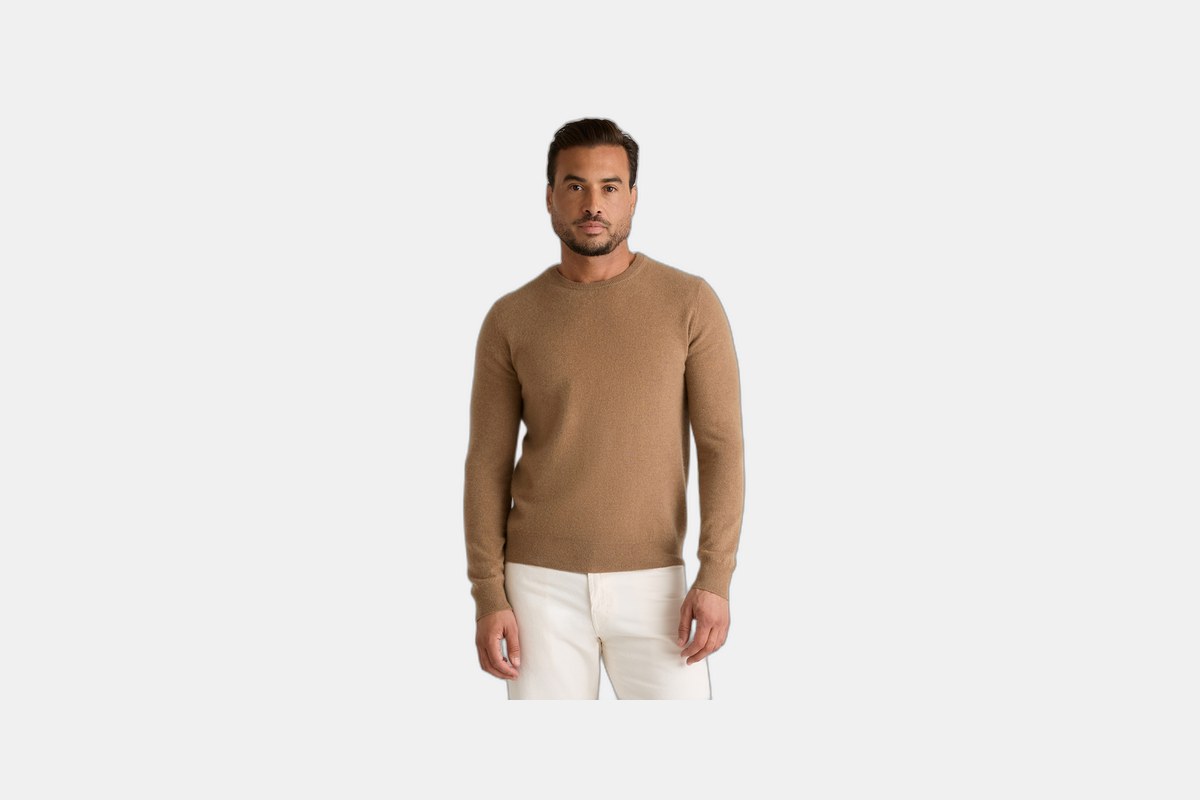 Quince Mongolian Cashmere Crewneck Sweater