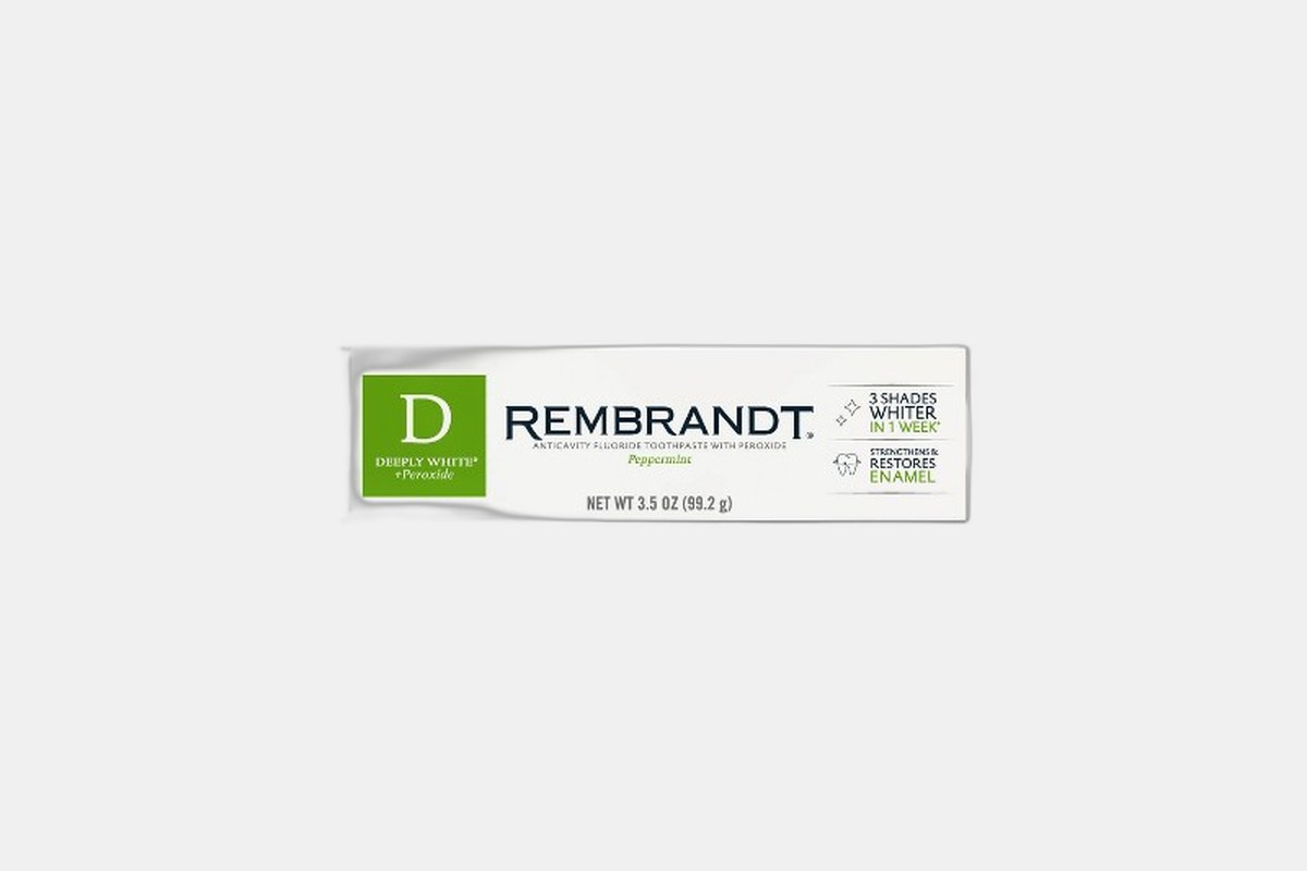 Rembrandt Deeply White + Peroxide Whitening Toothpaste