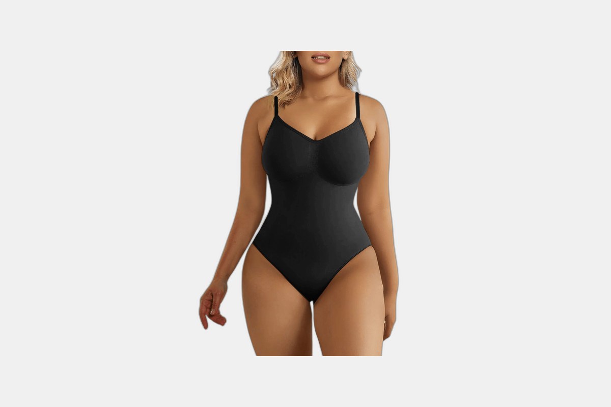 SHAPERX Tummy Control Seamless Thong Body Shaper