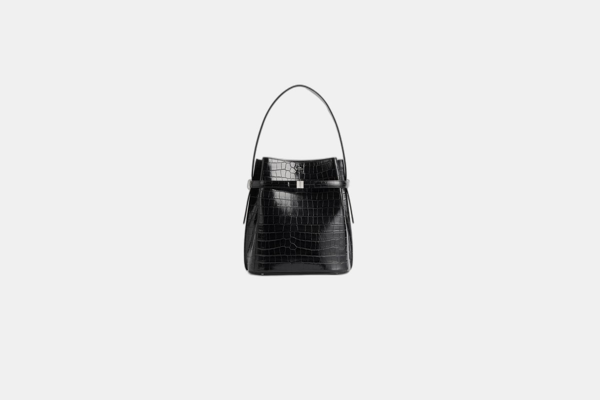 Toteme Belted Bucket Bag