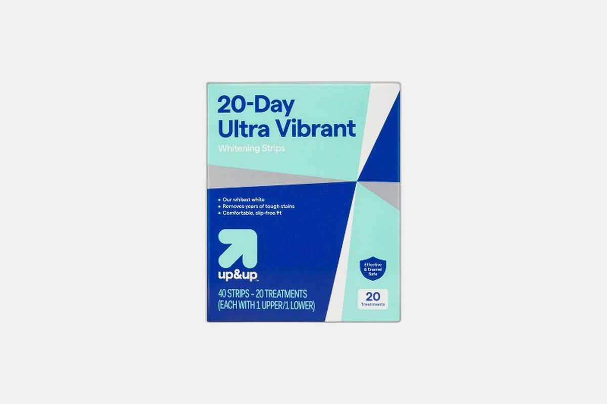 up&up 20-Day Ultra Vibrant Whitening Strips