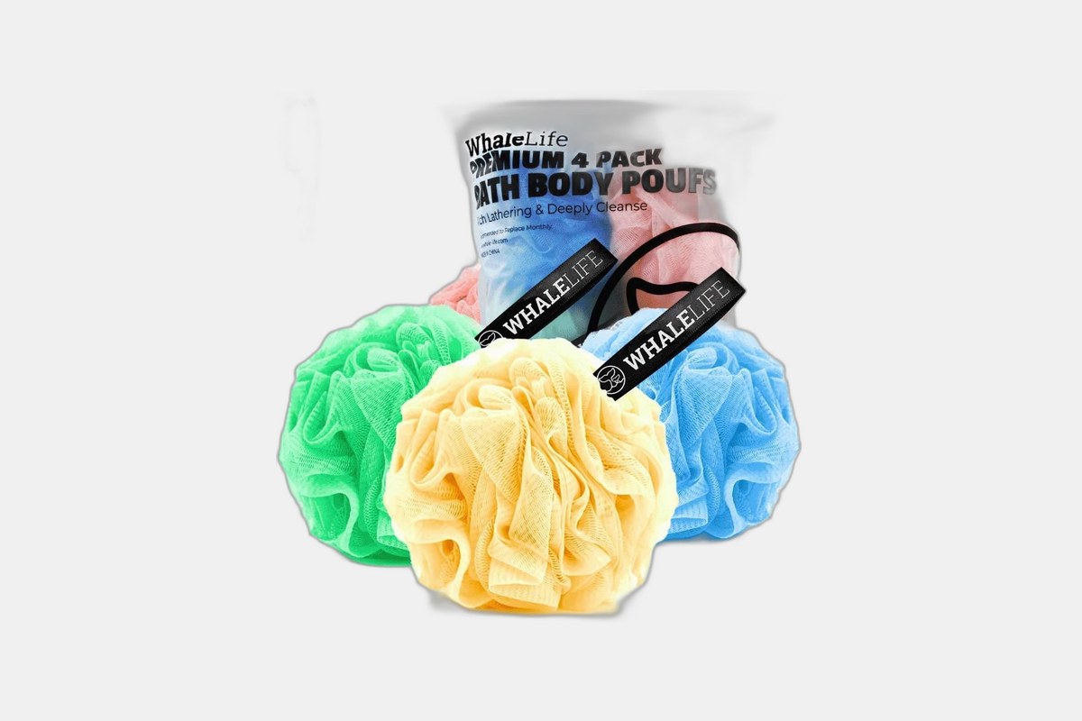 WhaleLife Bath Body Poufs